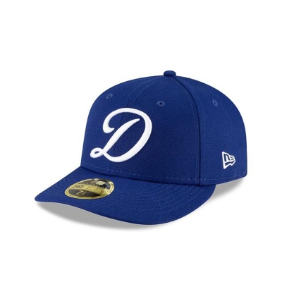 Sapca New Era Los Angeles Dodgers MLB Ligature Low Profile 59FIFTY Fitted - Albastri